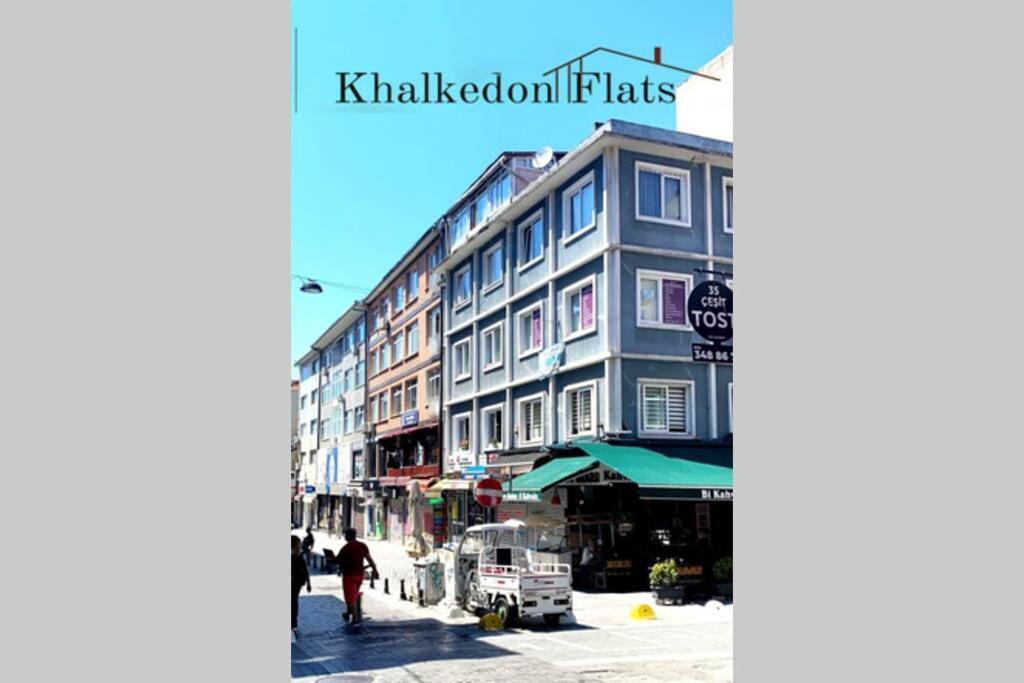 איסטמבול Khalkedon Flat 2 - Kadikoy'Deki Konaklama Adresiniz מראה חיצוני תמונה