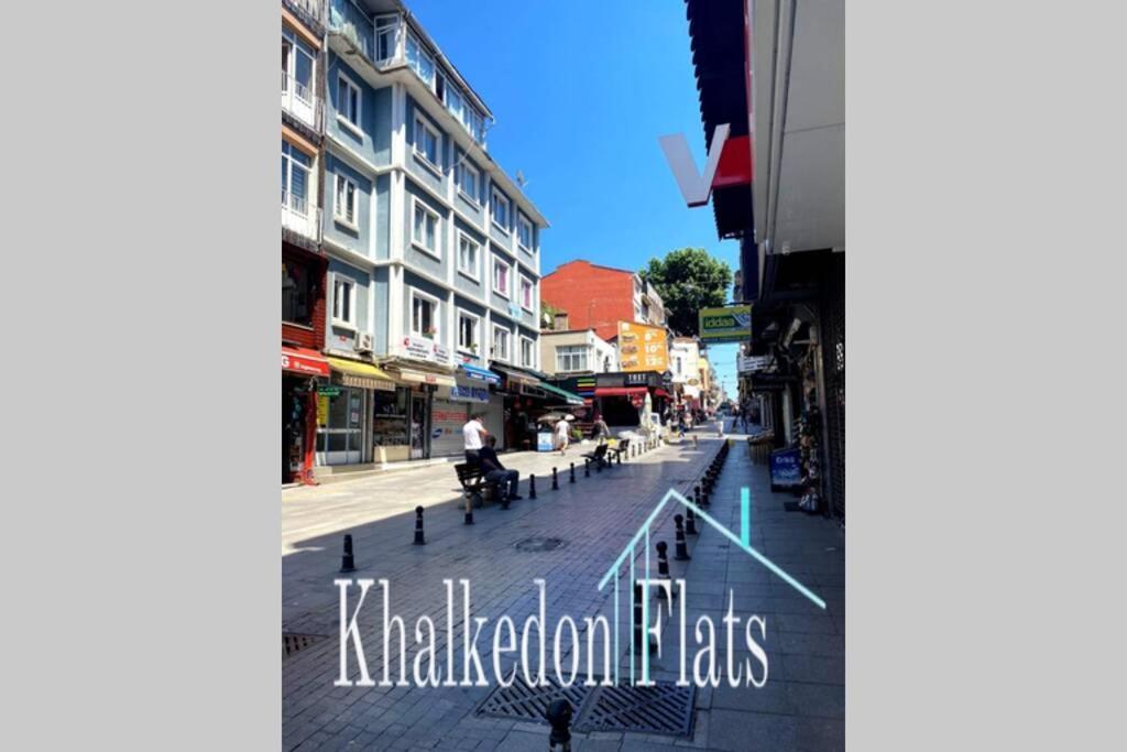 איסטמבול Khalkedon Flat 2 - Kadikoy'Deki Konaklama Adresiniz מראה חיצוני תמונה