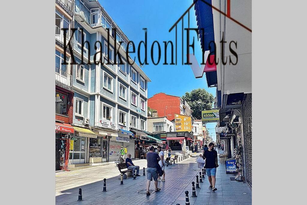 איסטמבול Khalkedon Flat 2 - Kadikoy'Deki Konaklama Adresiniz מראה חיצוני תמונה